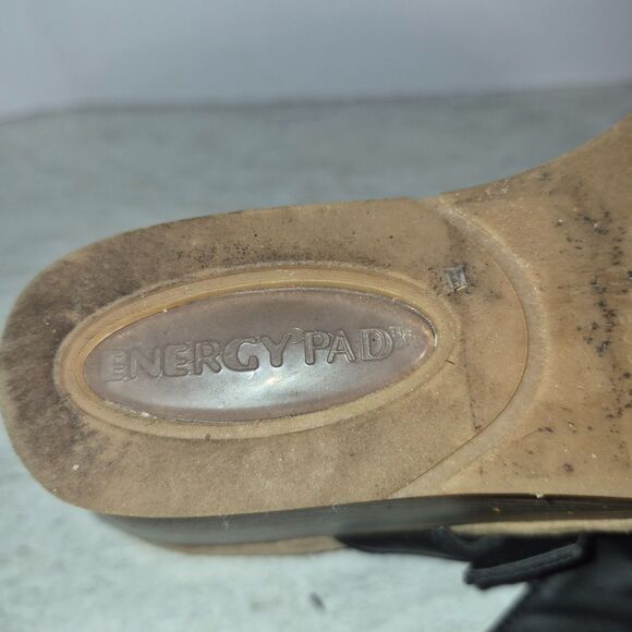 Black Cheeks Fit Body by Tony Little Clog Shoe's with Energy Pad's, Size 6 - Picture 6 of 11